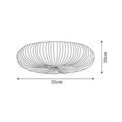 Lampa Sufitowa LED Nowoczesny Design, Regulacja Barwy Światła 3000–6000K — Plafon do Salonu i Sypialni