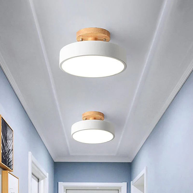 Lampa Sufitowa LED Półpłaska