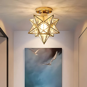 Lampa Sufitowa LED z Metalu, Regulacja Barwy Światła — Plafon do Salonu, Sypialni i Gabinetu