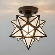 Lampa Sufitowa LED z Metalu, Regulacja Barwy Światła — Plafon do Salonu, Sypialni i Gabinetu