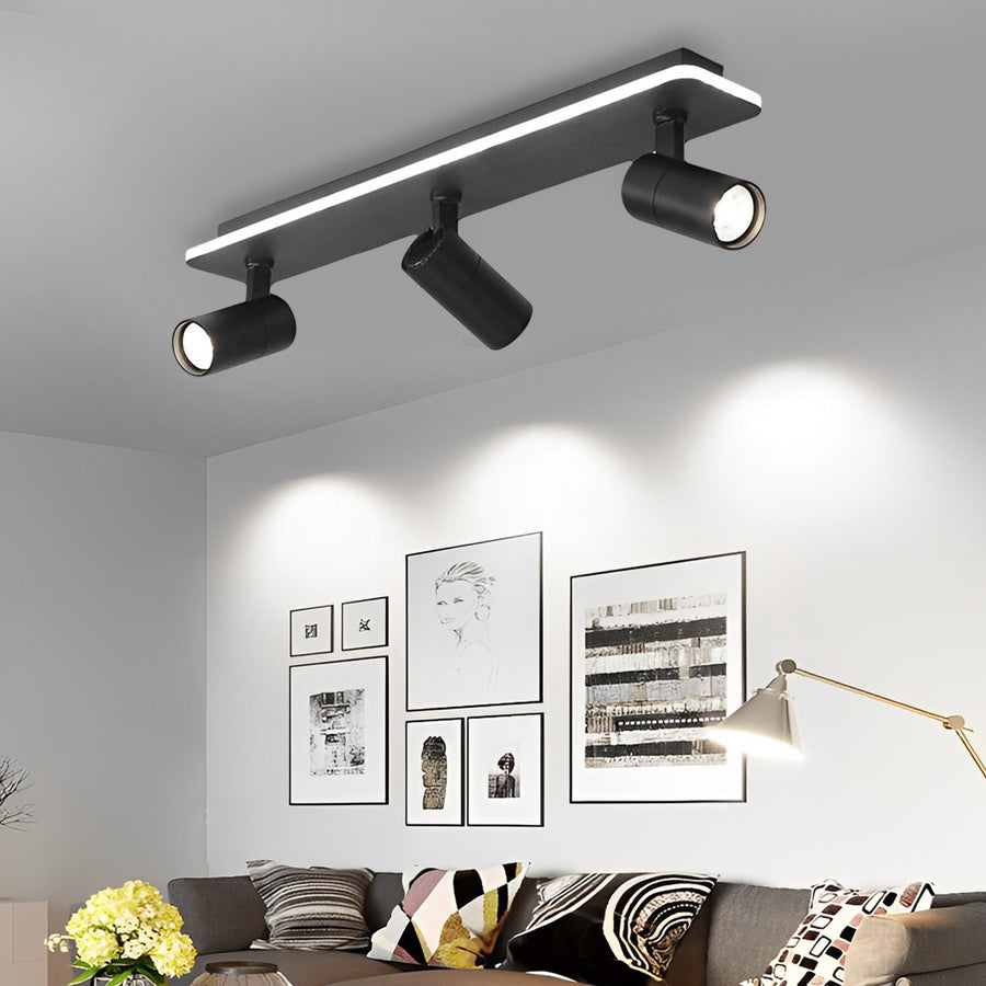LED Ceiling Light Bar with Spotlights – 35, 60 or 80 cm