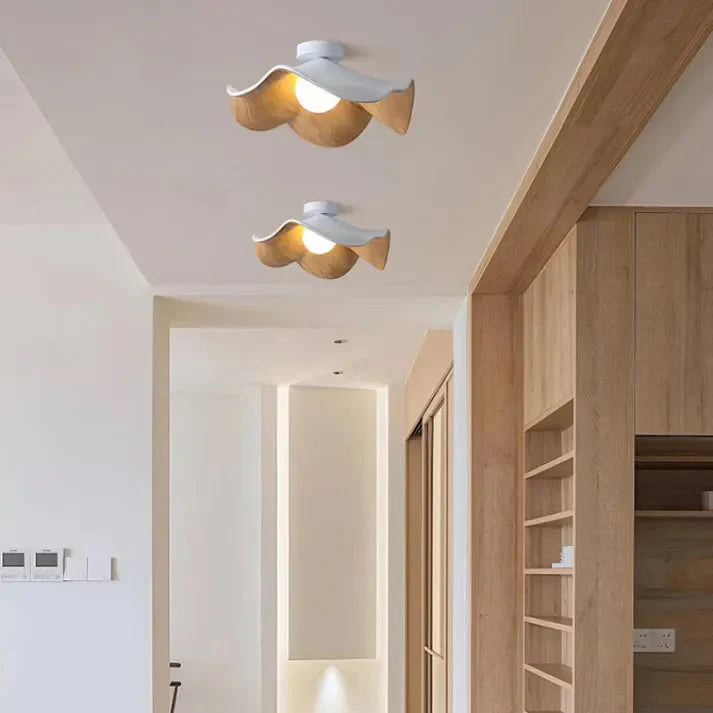 Lampa Sufitowa Lotus Resin | Styl Nordycki
