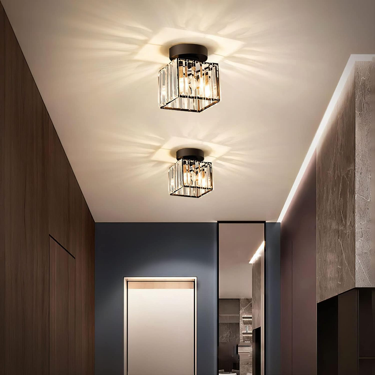Lampa Sufitowa do Korytarza | Montaż Podtynkowy