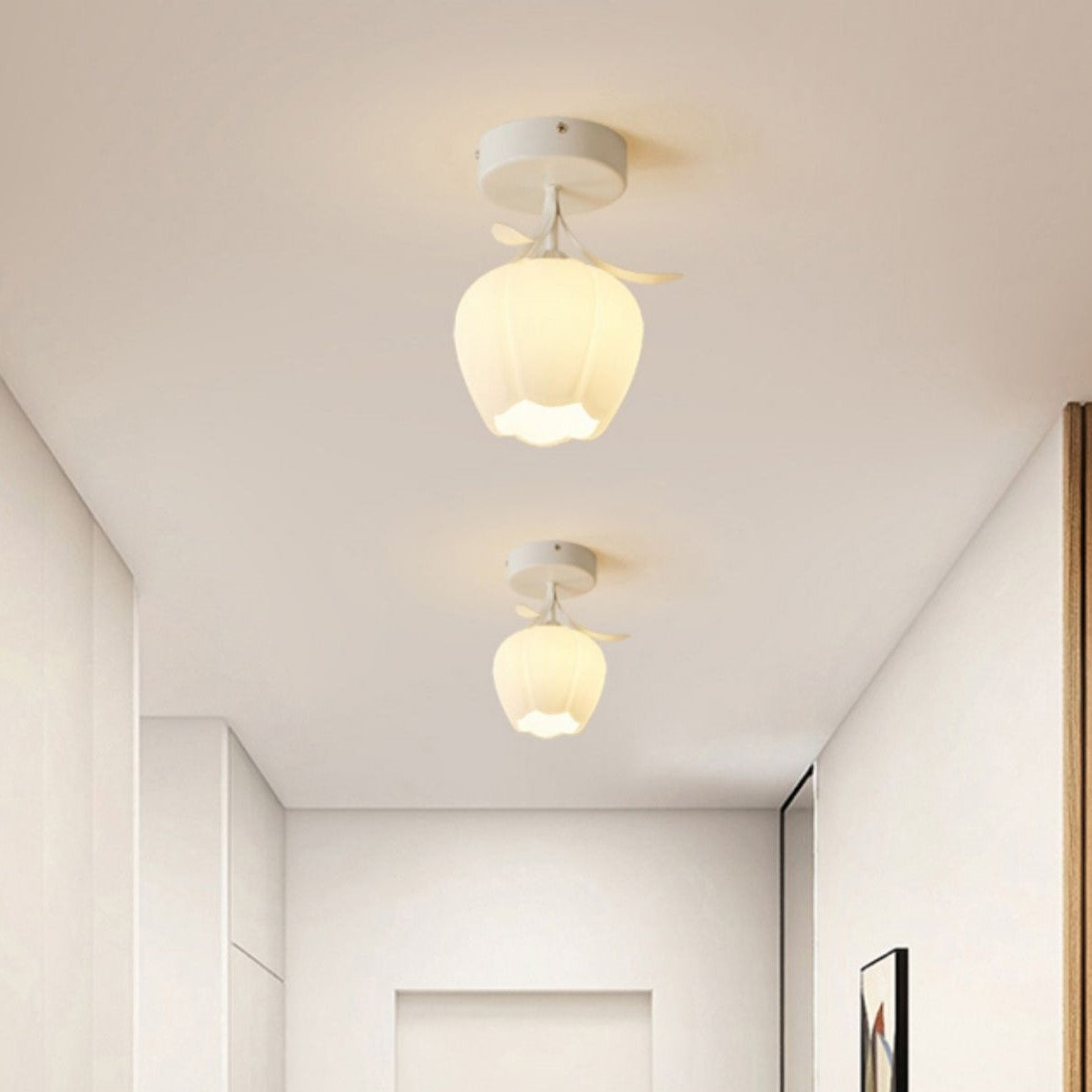 Lampa Sufitowa w Kształcie Kwiatu