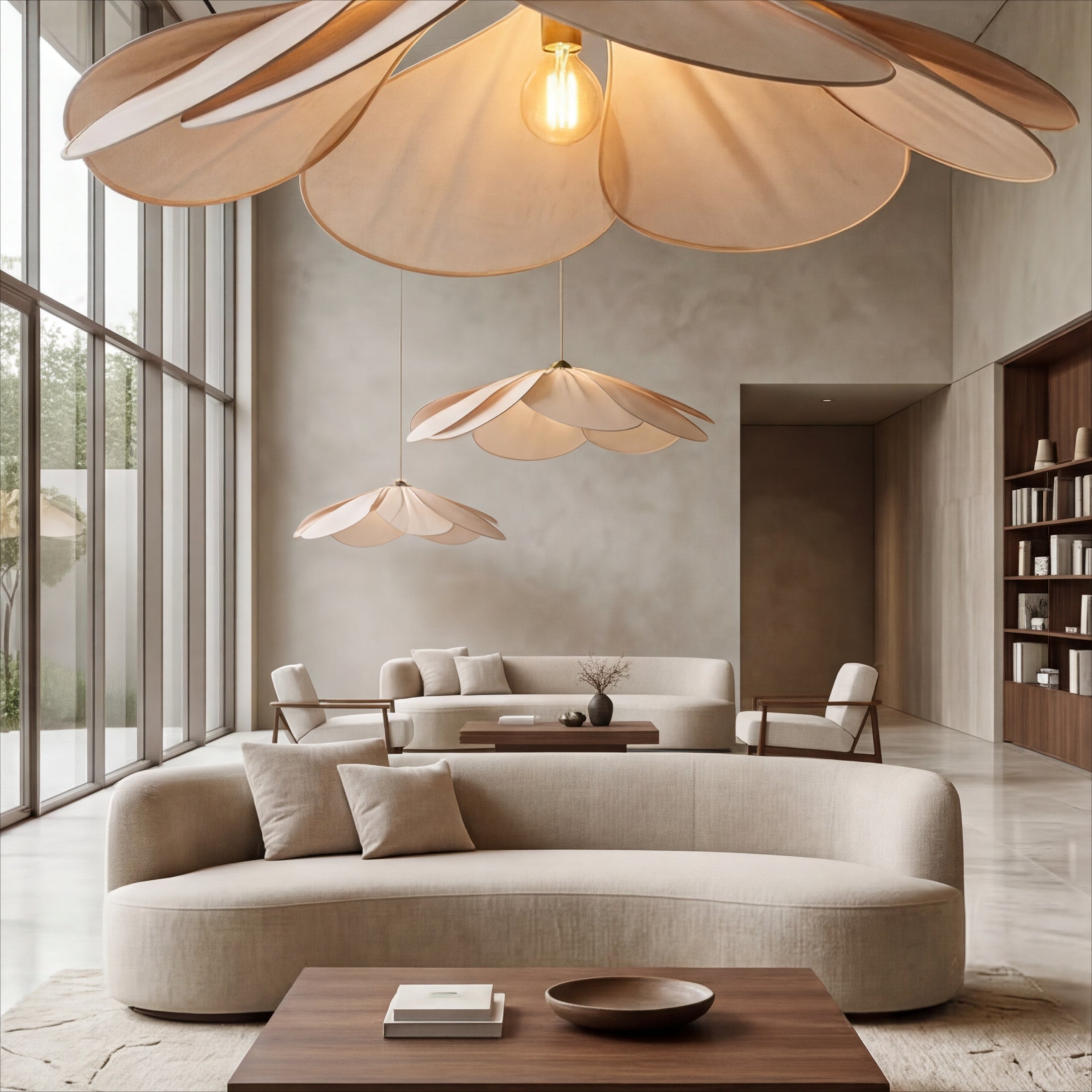 Lampa Sufitowa w Kształcie Kwiatu | Lampa Wisząca