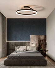 Lampa Sufitowa w Kształcie Pierścienia | Lampa do Sypialni LED