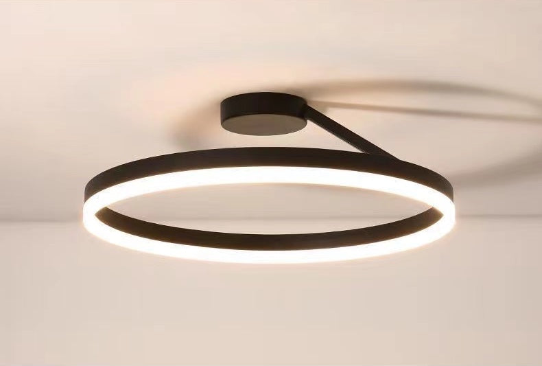 Lampa Sufitowa w Kształcie Pierścienia | Lampa do Sypialni LED