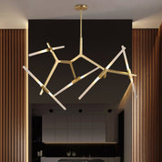 Lampa Sufitowa w Kształcie Szczytu | Nowoczesna Lampa do Salonu