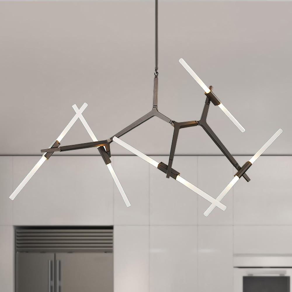Lampa Sufitowa w Kształcie Szczytu | Nowoczesna Lampa do Salonu
