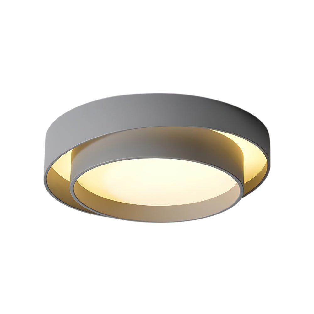 Lampa Sufitowa z Pierścieniami Koncentrycznymi | Lampa do Sypialni