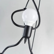 Lampa Sufitowa z Wspinaczkowym Człowiekiem