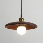 Lampa Wisząca Drewniana Skandynawska – Minimalistyczne Oświetlenie nad Stół i do Kuchni