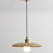 Lampa Wisząca Drewniana w Stylu Skandynawskim, Regulowany Przewód — Oświetlenie LED E27 do Jadalni i Kuchni