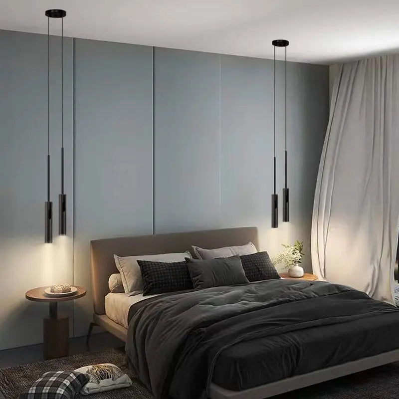 Lampa Wisząca LED Aluminiowa – Nowoczesne Oświetlenie do Sypialni