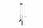 Lampa Wisząca LED Aluminiowa – Nowoczesne Oświetlenie do Sypialni