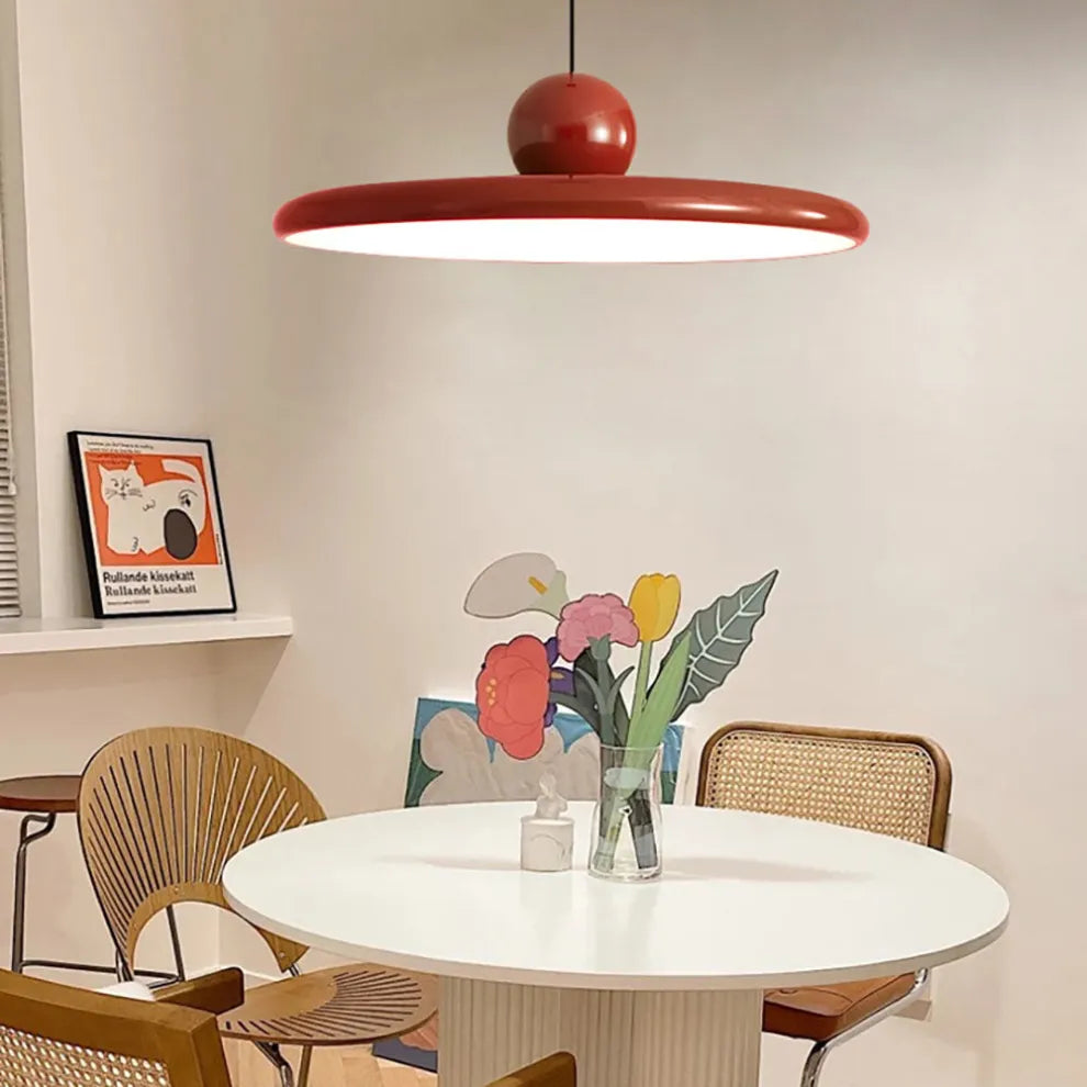 Lampa Wisząca Metalowa LED w Stylu Skandynawskim, Trzy Kolory do Wyboru — Nowoczesne Oświetlenie do Jadalni i Kuchni