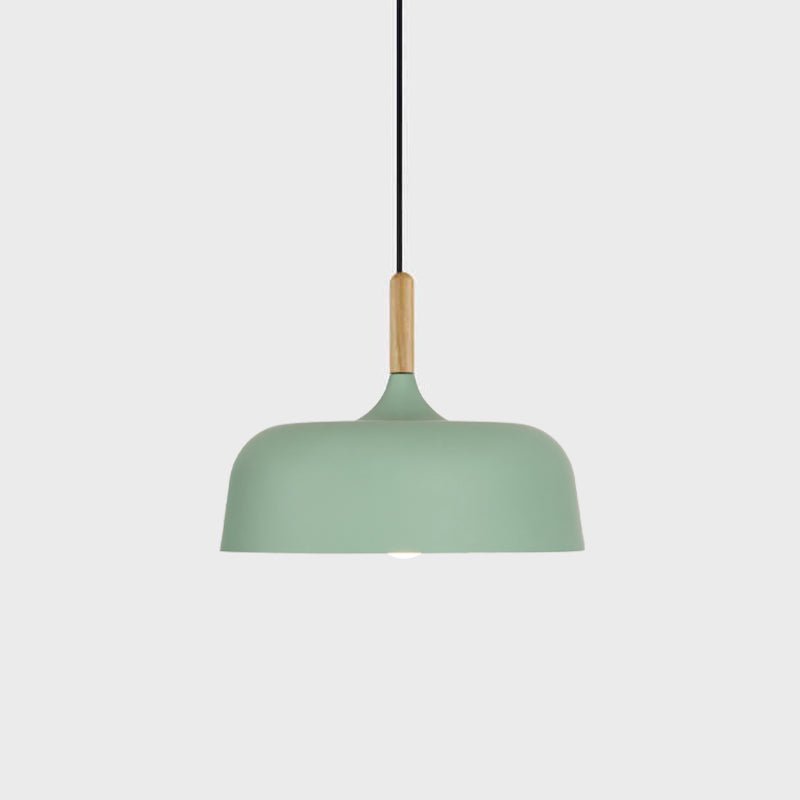 Lampa Wisząca Nordic – Drewno i Metal w Skandynawskim Stylu