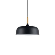 Lampa Wisząca Nordic – Drewno i Metal w Skandynawskim Stylu