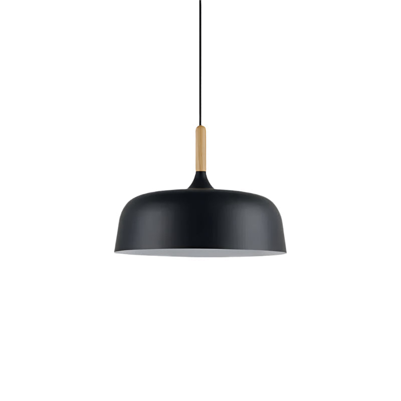 Lampa Wisząca Nordic – Drewno i Metal w Skandynawskim Stylu