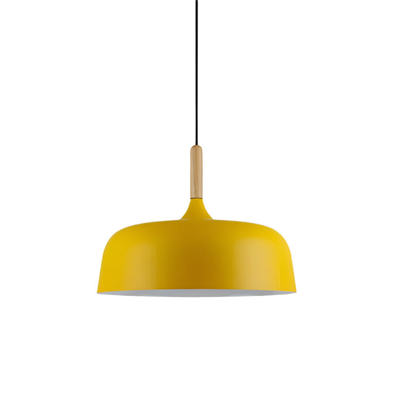 Lampa Wisząca Nordic – Drewno i Metal w Skandynawskim Stylu