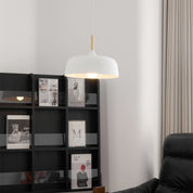 Lampa Wisząca Nordic – Drewno i Metal w Skandynawskim Stylu