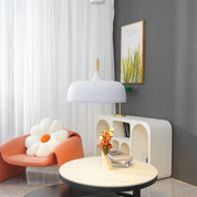 Lampa Wisząca Nordic – Drewno i Metal w Skandynawskim Stylu