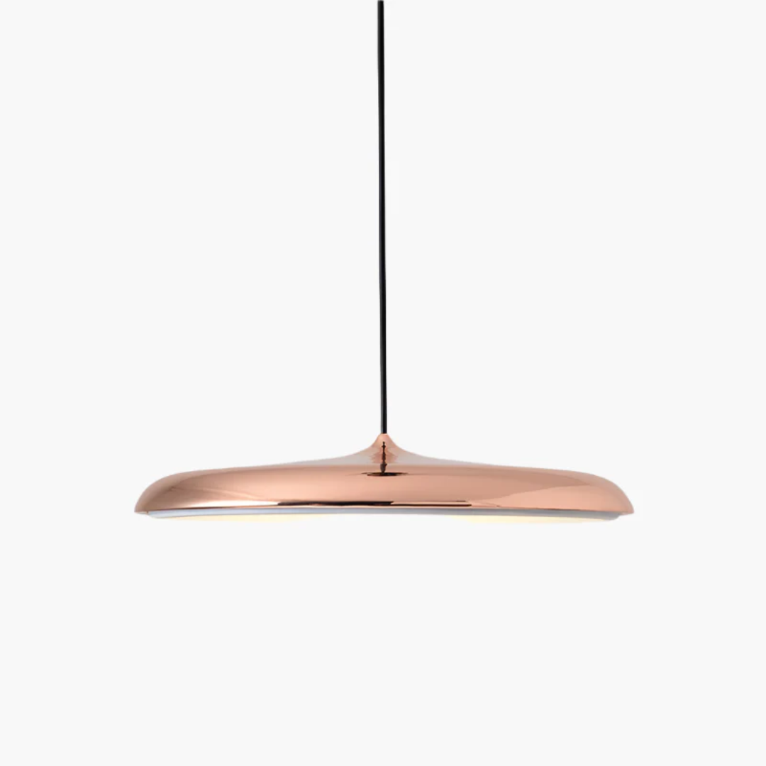 Lampa Wisząca Skandynawska Metalowo-Akrylowa, Regulowane Zawieszenie — Oświetlenie LED Ciepła Biel nad Stół do Jadalni