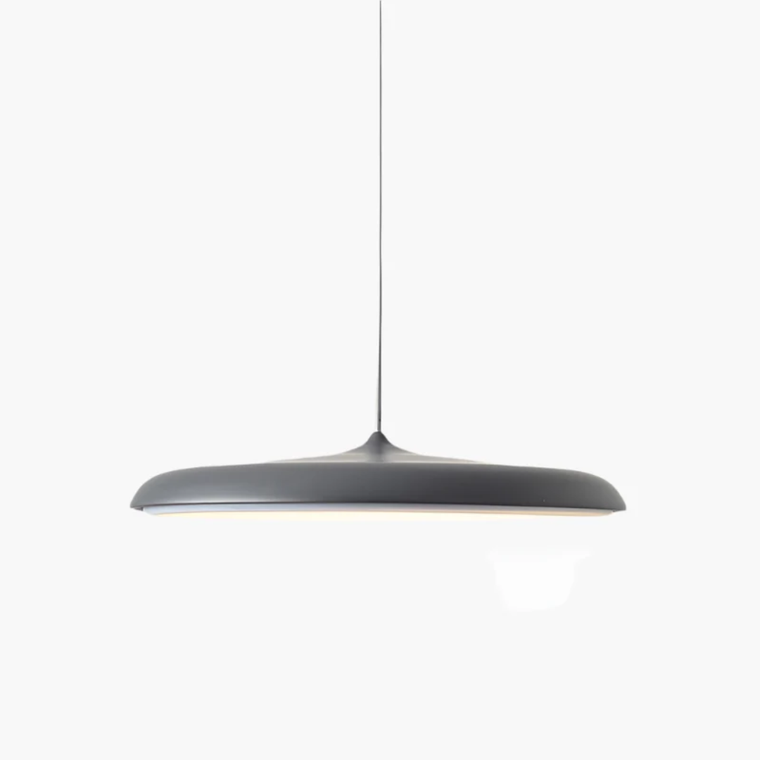 Lampa Wisząca Skandynawska Metalowo-Akrylowa, Regulowane Zawieszenie — Oświetlenie LED Ciepła Biel nad Stół do Jadalni