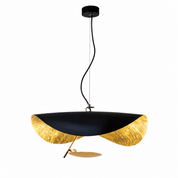Lampa Wisząca Skandynawska Rzeźbiarska LED – Design Modern Czarny/Złoty lub Biały/Złoty
