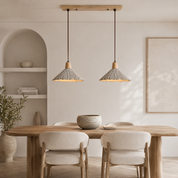 Lampa Wisząca Wabi-Sabi – Naturalna Tekstura i Miękkie Światło