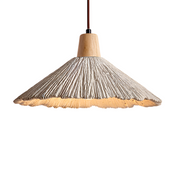 Lampa Wisząca Wabi-Sabi – Naturalna Tekstura i Miękkie Światło