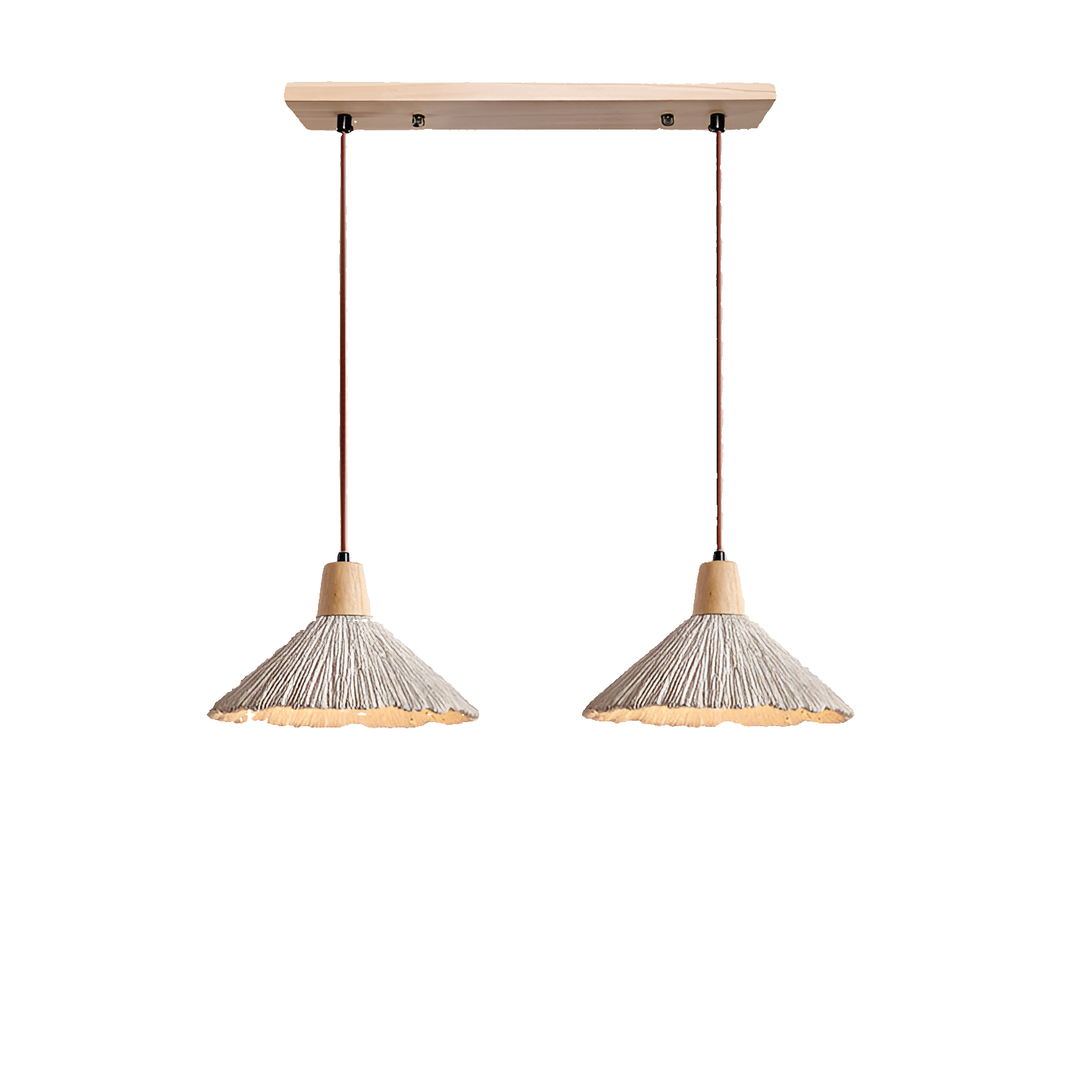 Lampa Wisząca Wabi-Sabi – Naturalna Tekstura i Miękkie Światło