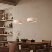 Lampa Wisząca Wabi-Sabi Trawertyn – Cylindryczny Design z Naturalnego Kamienia