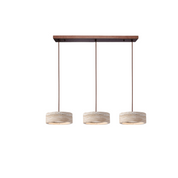 Lampa Wisząca Wabi-Sabi Trawertyn – Cylindryczny Design z Naturalnego Kamienia