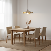 Lampa Wisząca Wabi-Sabi z Cementu – Organiczny Kwiatowy Design