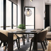 Lampa Wisząca do Kuchni w Stylu Nordyckim | Okrągłe Lampa Sufitowa
