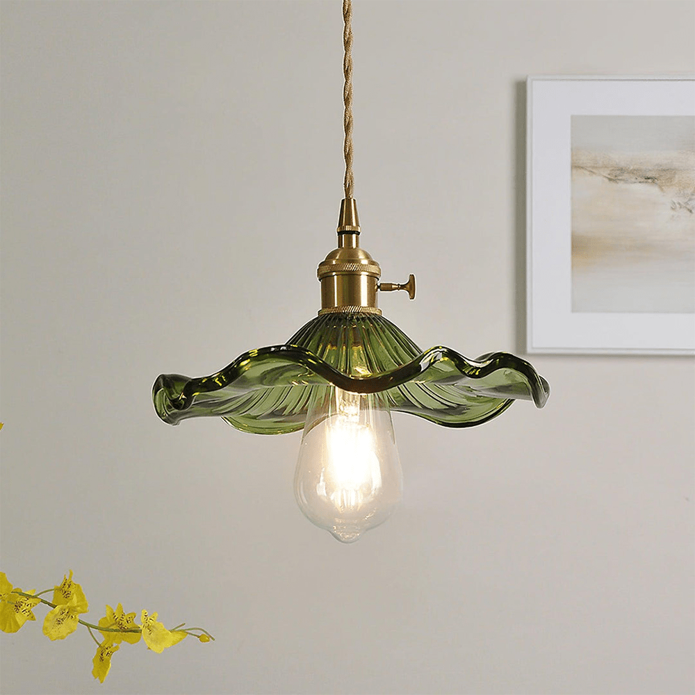 Lampa Wisząca w Kształcie Kwiatu Hibiskusa | Lampa Sufitowa