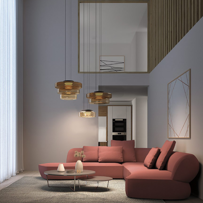 Lampa Wisząca w Stylu Bauhaus | Lampa Sufitowa do Salonu