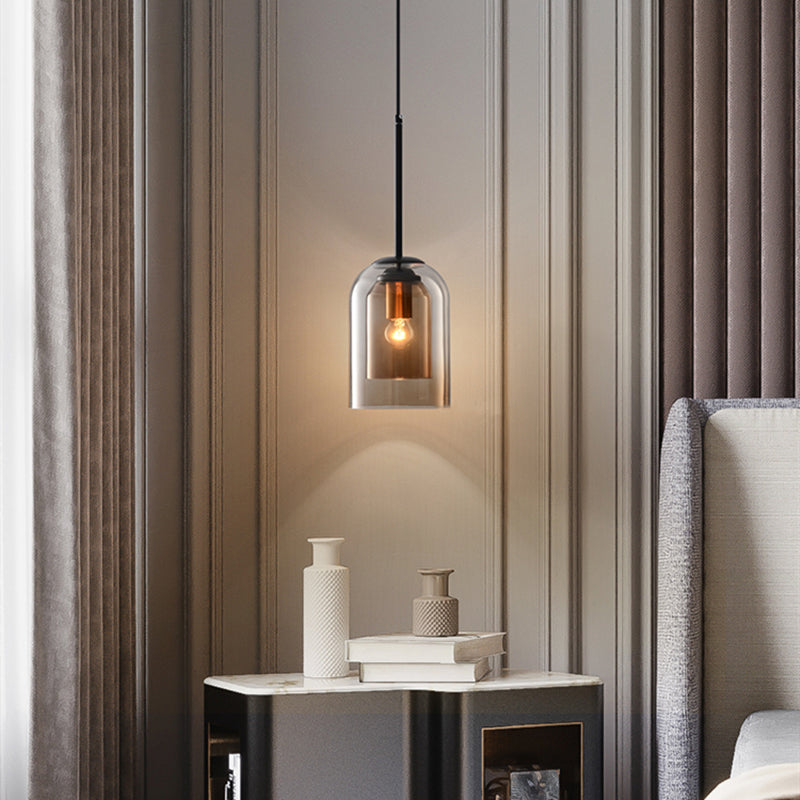 Lampa Wisząca z Podwójnym Szkłem | Lampa Sufitowa