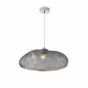 Lampa Wisząca ze Szkła – Organiczna Forma Inspirowana Chmurą