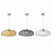 Lampa Wisząca ze Szkła – Organiczna Forma Inspirowana Chmurą
