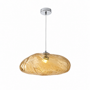 Lampa Wisząca ze Szkła – Organiczna Forma Inspirowana Chmurą