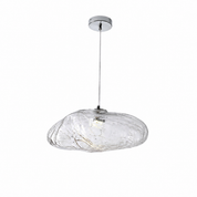 Lampa Wisząca ze Szkła – Organiczna Forma Inspirowana Chmurą