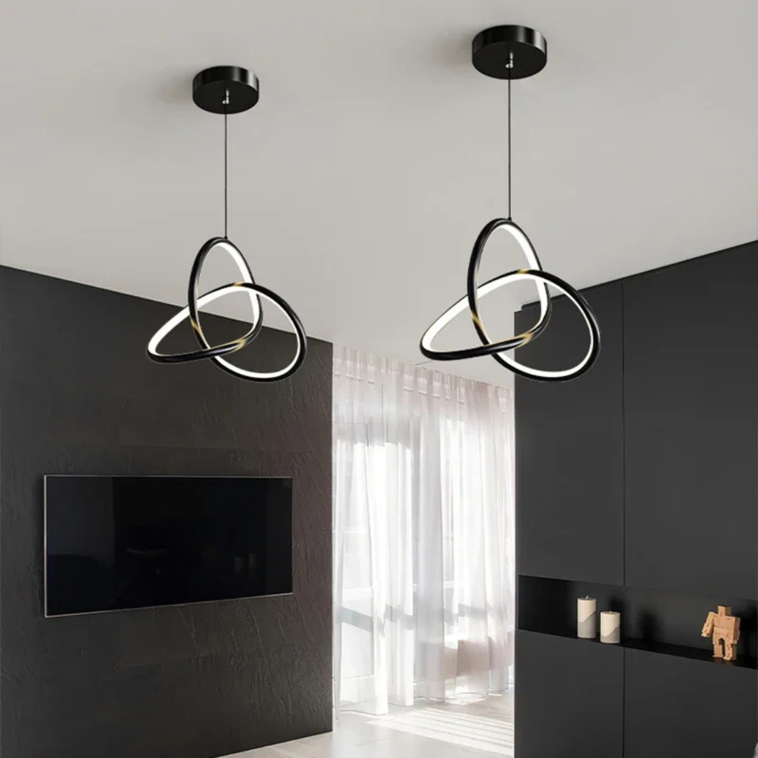 Lampa Wisząca LED Splecione Pierścienie – Ø 40 cm, 15 W