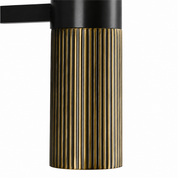 Lampa Ścienna Alabastrowa – Naturalny Kamień z Mosiężną Obudową