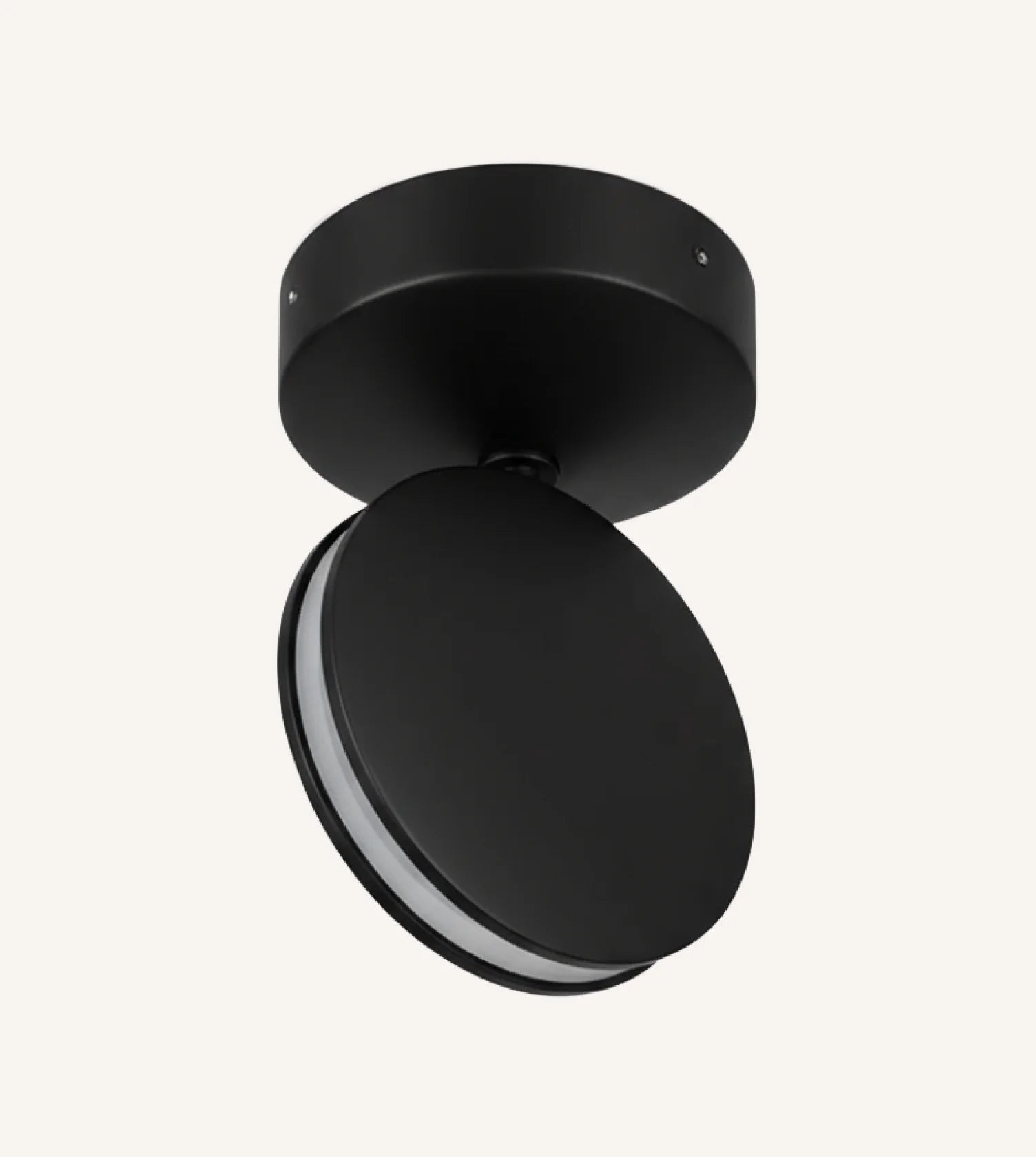 Lampa Sufitowa LED – Białe Aluminium obracana o 360°