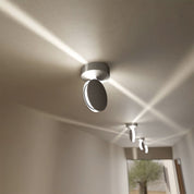 Lampa Sufitowa LED – Białe Aluminium obracana o 360°