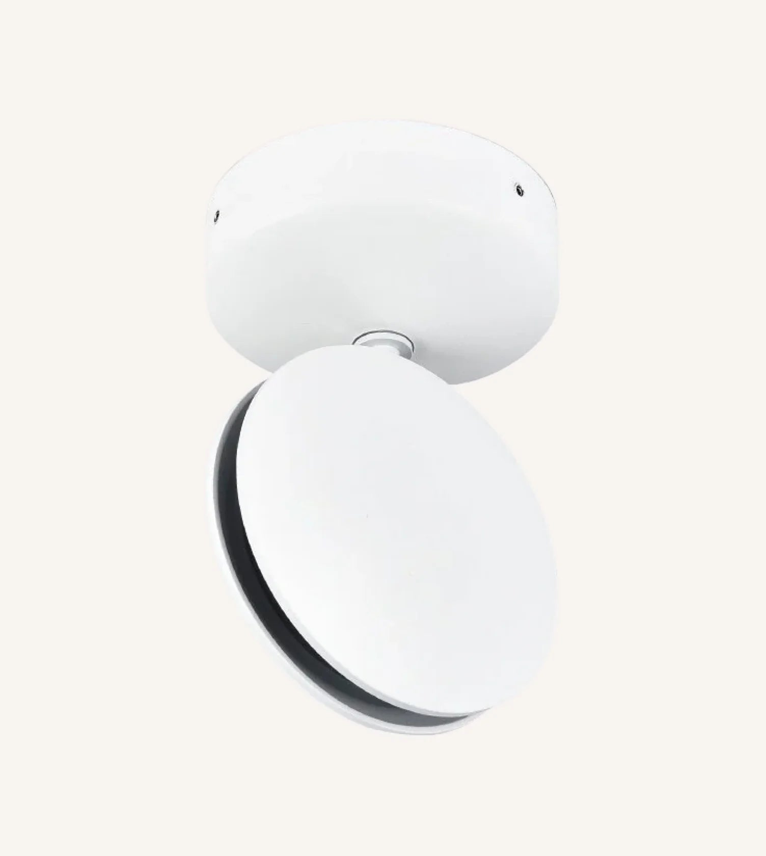 Lampa Sufitowa LED – Białe Aluminium obracana o 360°