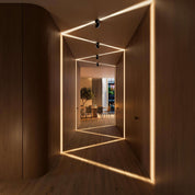 Lampa Sufitowa LED – Białe Aluminium obracana o 360°