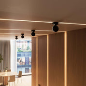 Lampa Sufitowa LED – Białe Aluminium obracana o 360°
